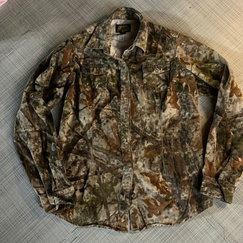 Cabela’s womens camouflage shirt
